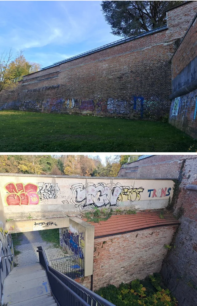 Bild 9: alte Burgbastei, Durchgang zum Karmeliterplatz