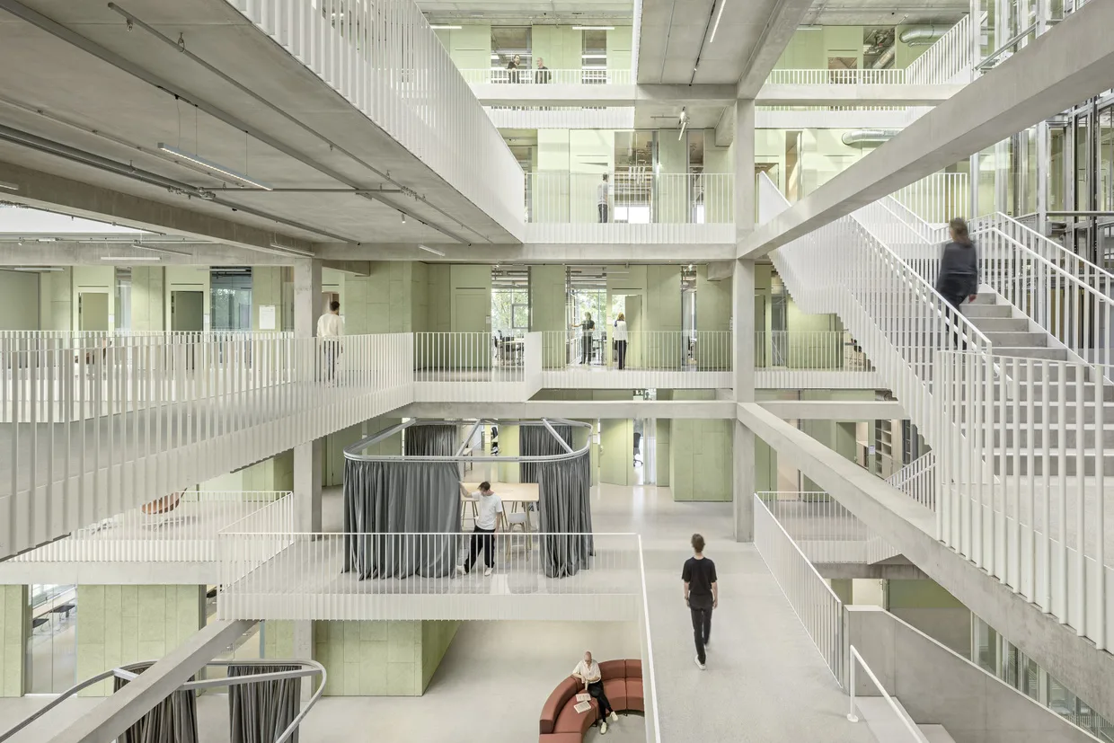 © Hertha Hurnaus House of Schools, JKU-Campus, Linz, Architektur: querkraft, Foto: Hertha Hurnaus