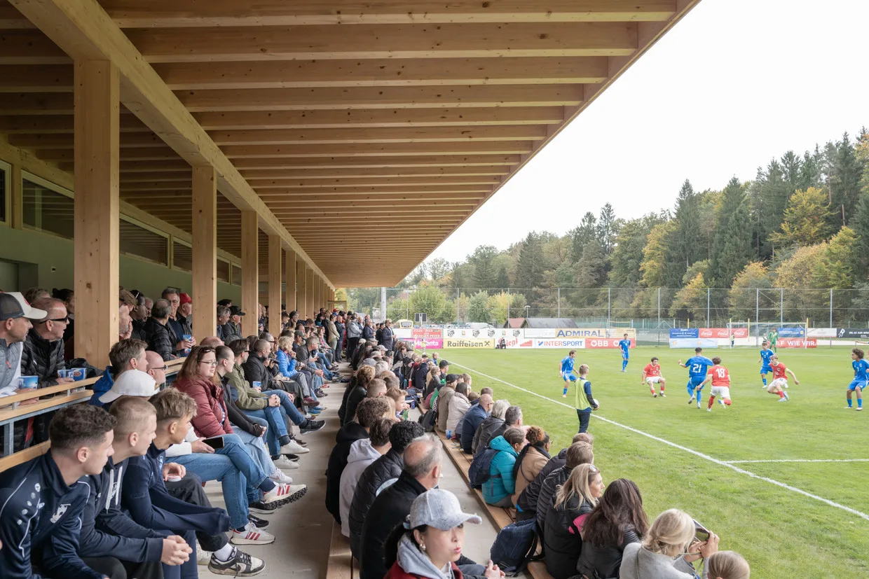 Waldarena Velden, Kärnten, Architketur und Foto: Hohengasser Wirnsberger Architekten