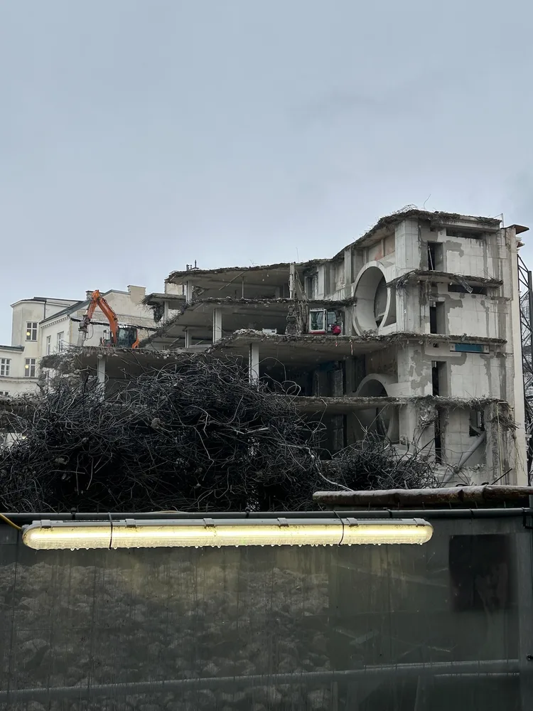 Abriss des Kaufhaus Lamarr, Wien, 2025, Foto: Christine Müller