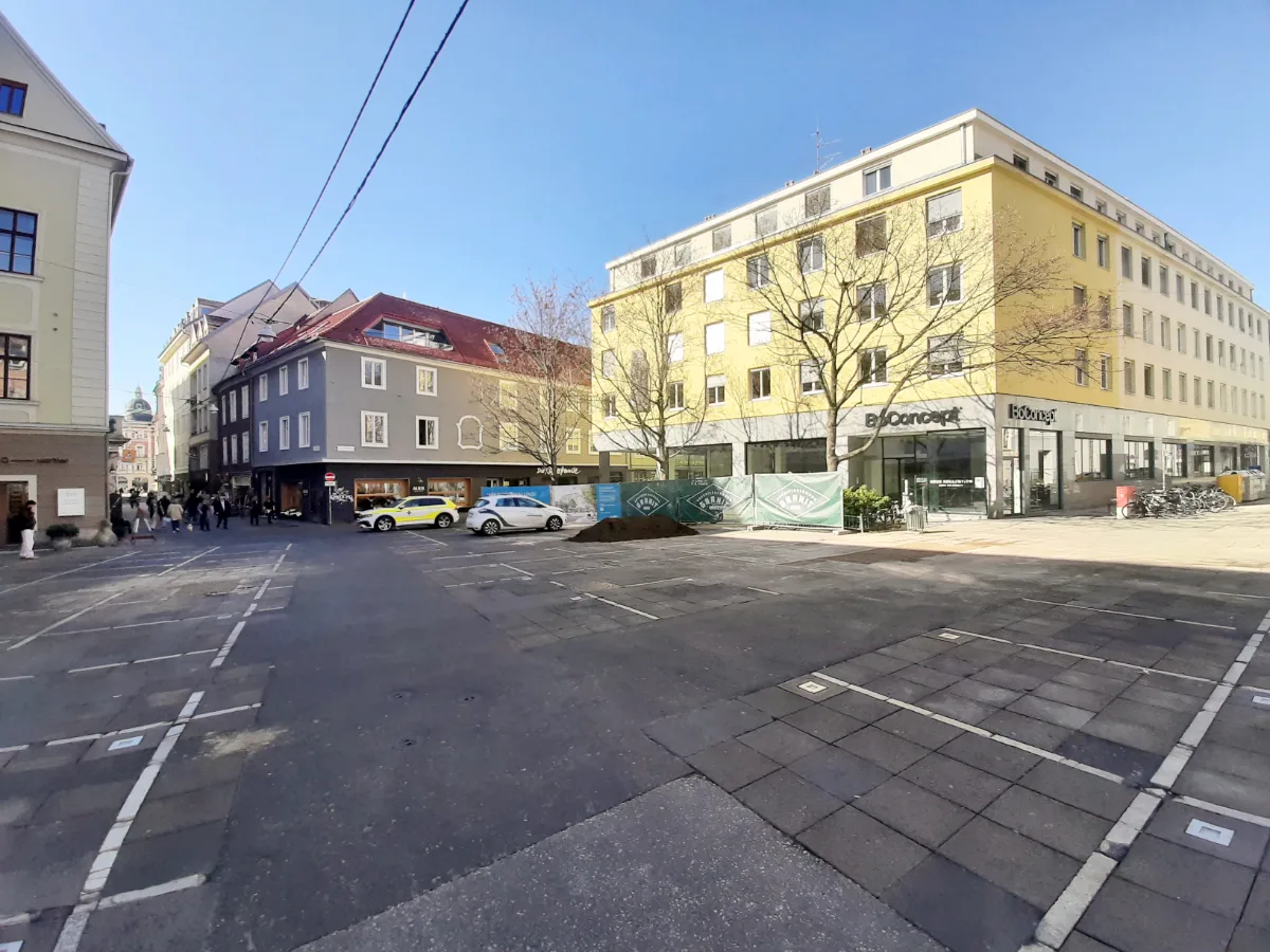 © Redaktion GAT Tummelplatz Graz vor seinem Umbau, Februar 2026, Foto: Redaktion GAT