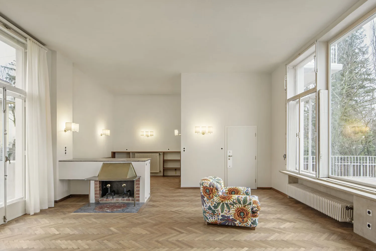 Wohnraum nach Sanierung, Villa Beer, Wien, Architektur: Josef Frank/Oskar Wlach, Foto: Hertha Hurnaus, 2026