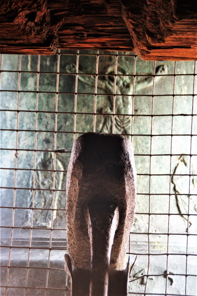 Bild 4: Feuerglocke von 1645 mit Kreuzigungsszene, Foto: Laukhardt
