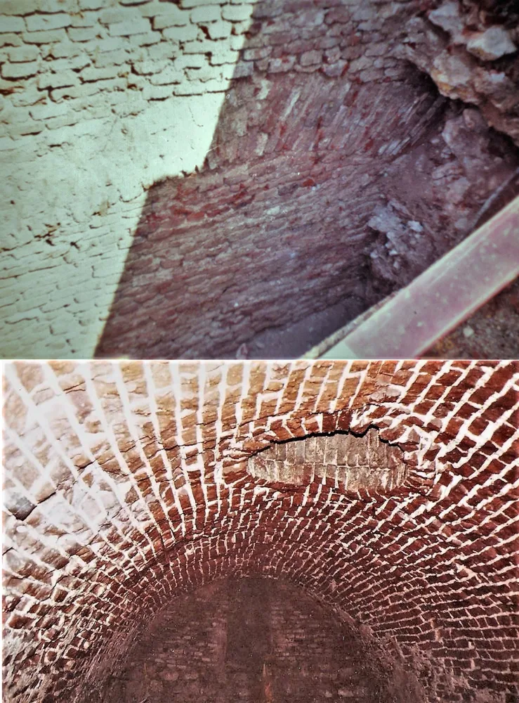 Bild 10: Cerrini-Schlössls, Substruktion und Kasematte 1997, Foto: Laukhardt