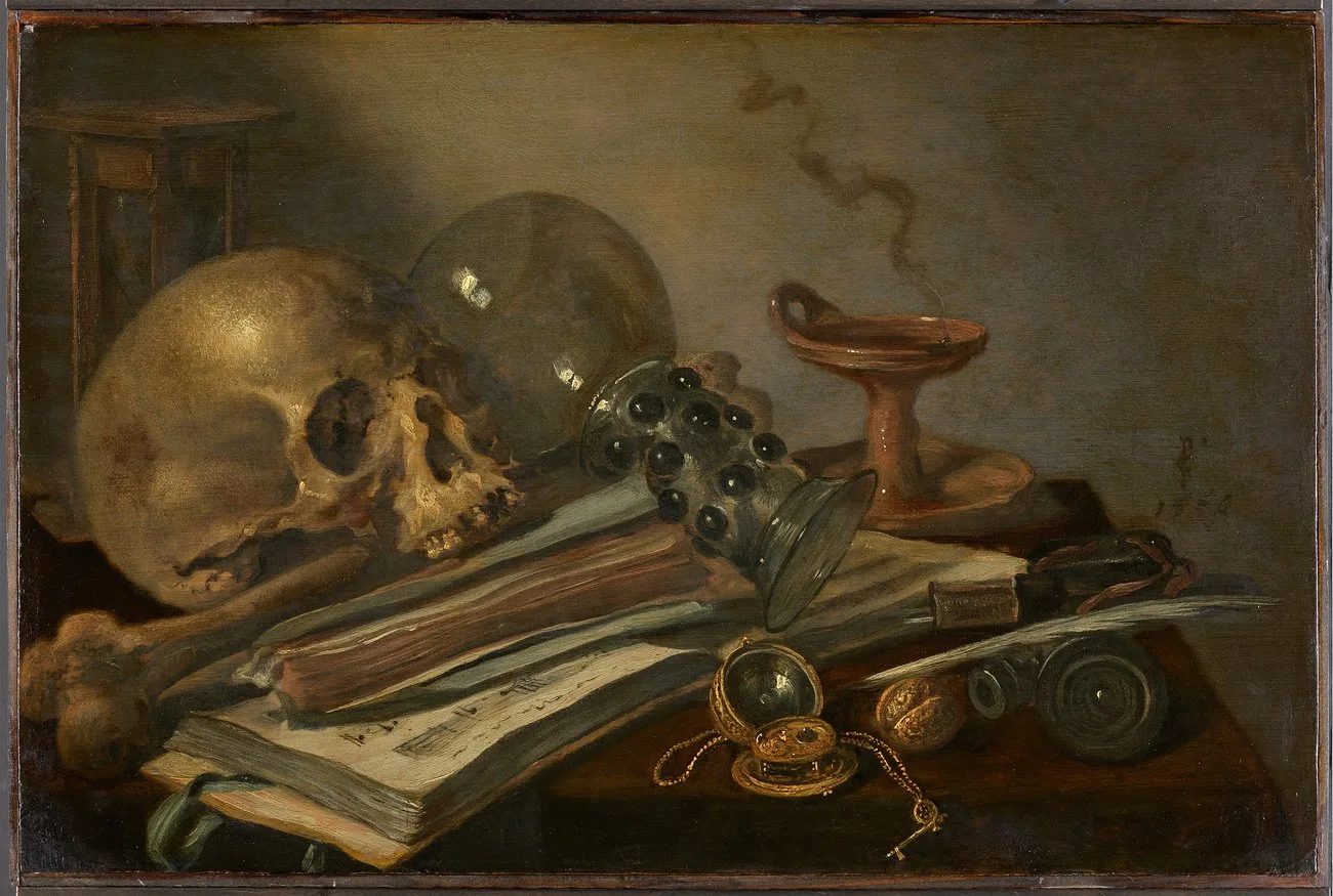 Vanitas-Stillleben, Öl auf Holz, 1656 (Bild: KHM-Museumsverband)