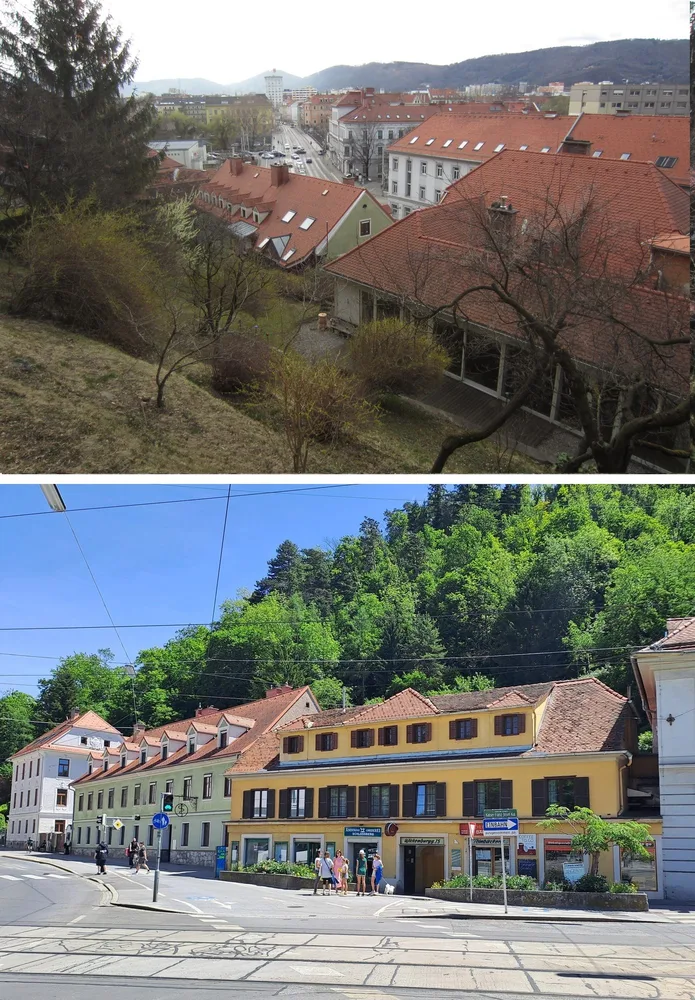 Bild 8: Wickenburggasse 9, 11-13 und 15; Terrassen Foto: Peter Laukhardt