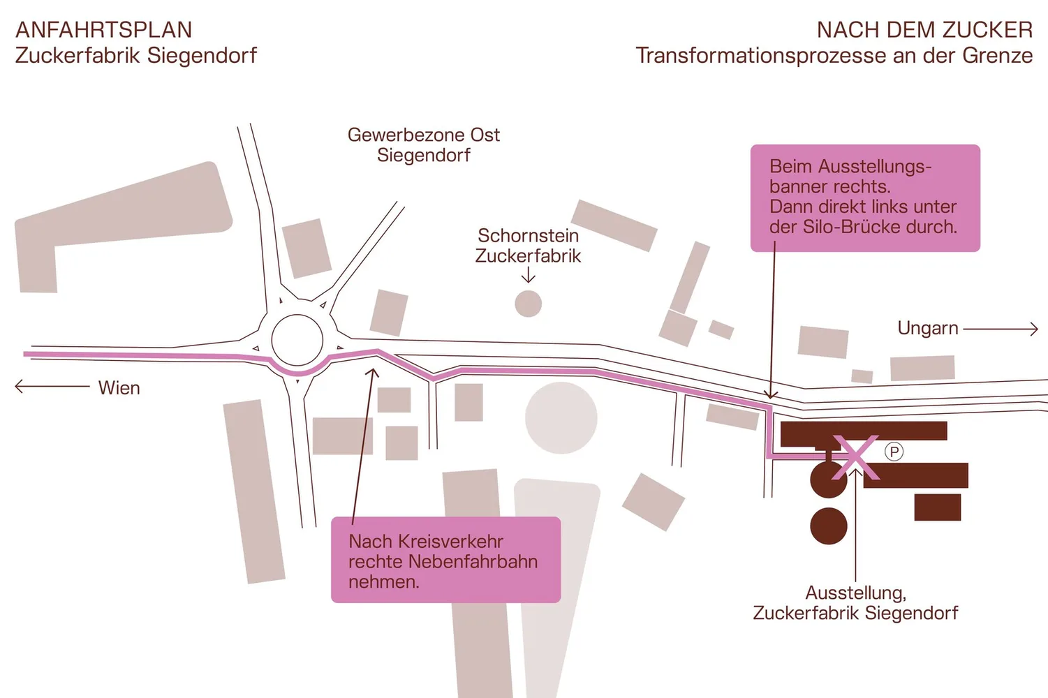 Lageplan Nach dem Zucker, Siegendorf Burgenland, 2026