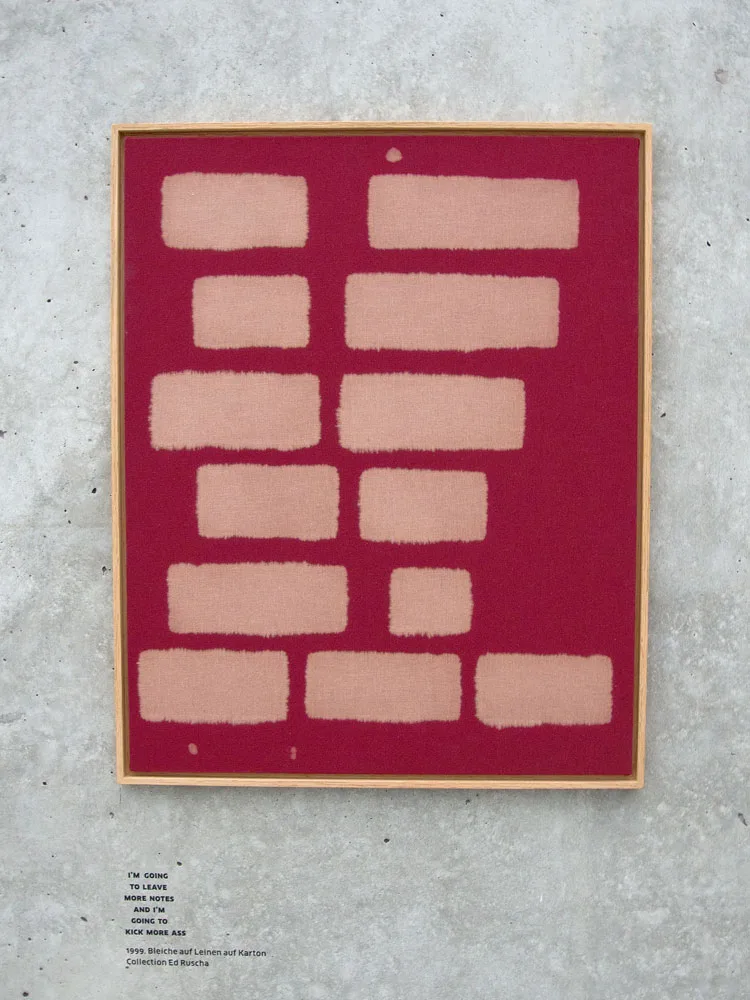 Ed Ruscha_Personale im Kunsthaus Bregenz, 2012_04
