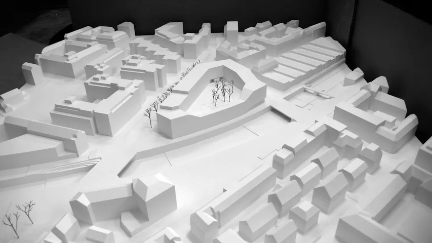 Kalkbreite, Zürich _ Modell