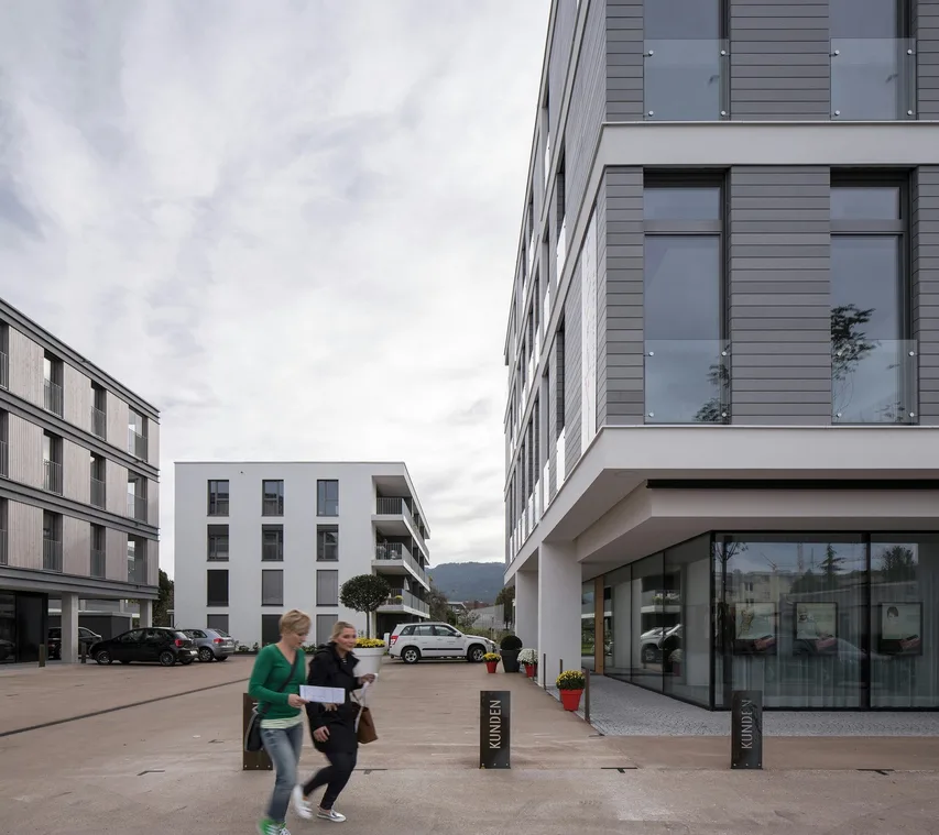 Wohn- und bürogebäude Atrium, sanierung, lauterach, Vorarlberg