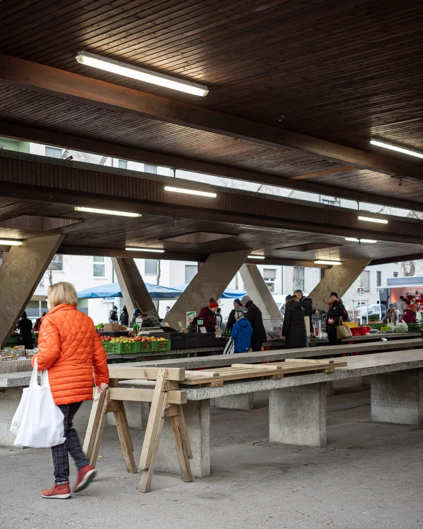 Graz: Markhalle Eggenberg vor dem Abriss, März 2026, Foto: Tom Biela