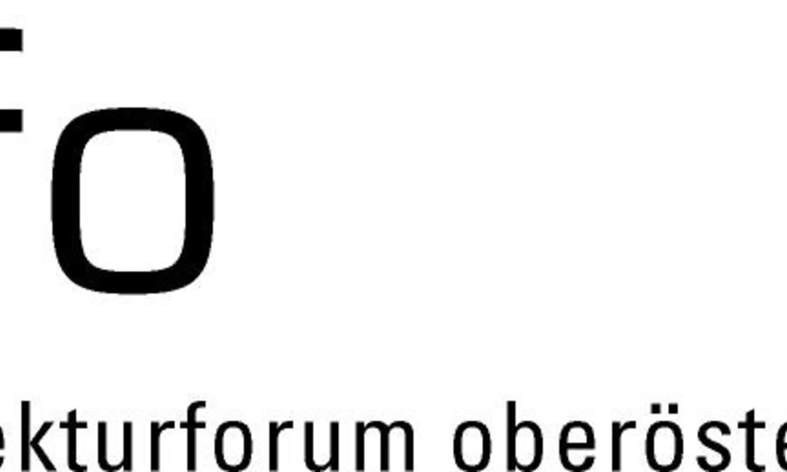 Logo afo – architekturforum oberösterreich