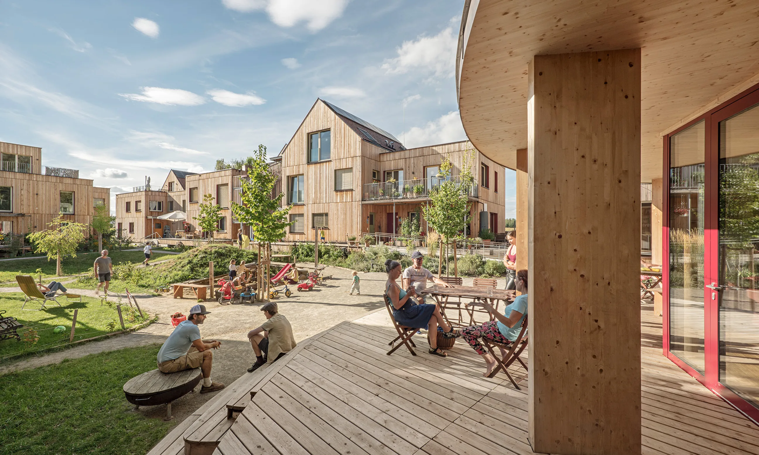 Auenweide, Wohnprojekt in St. Andrä/Wördern © Hertha Hurnaus
