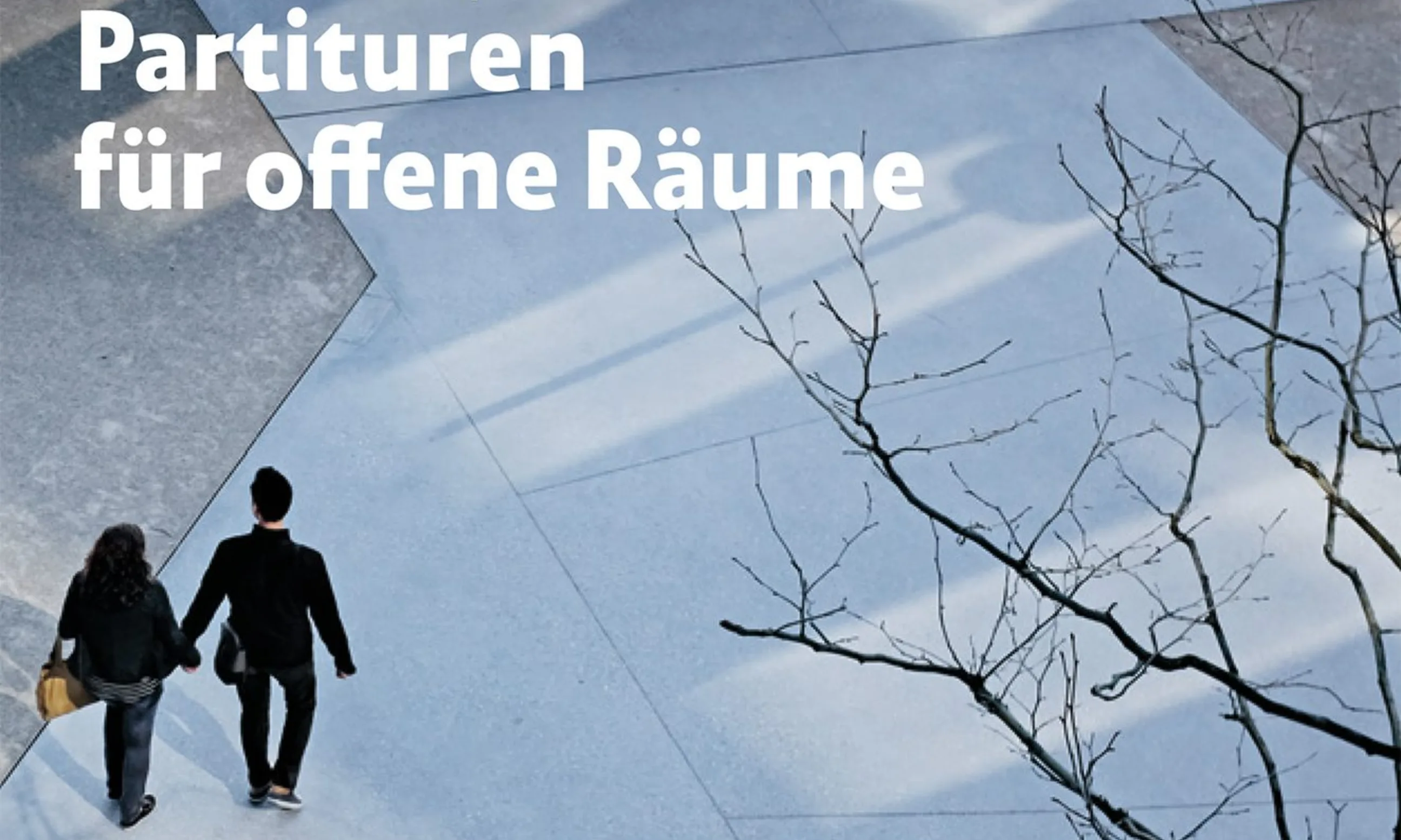 Buchcover, 2 Persoenen auf einem Platz