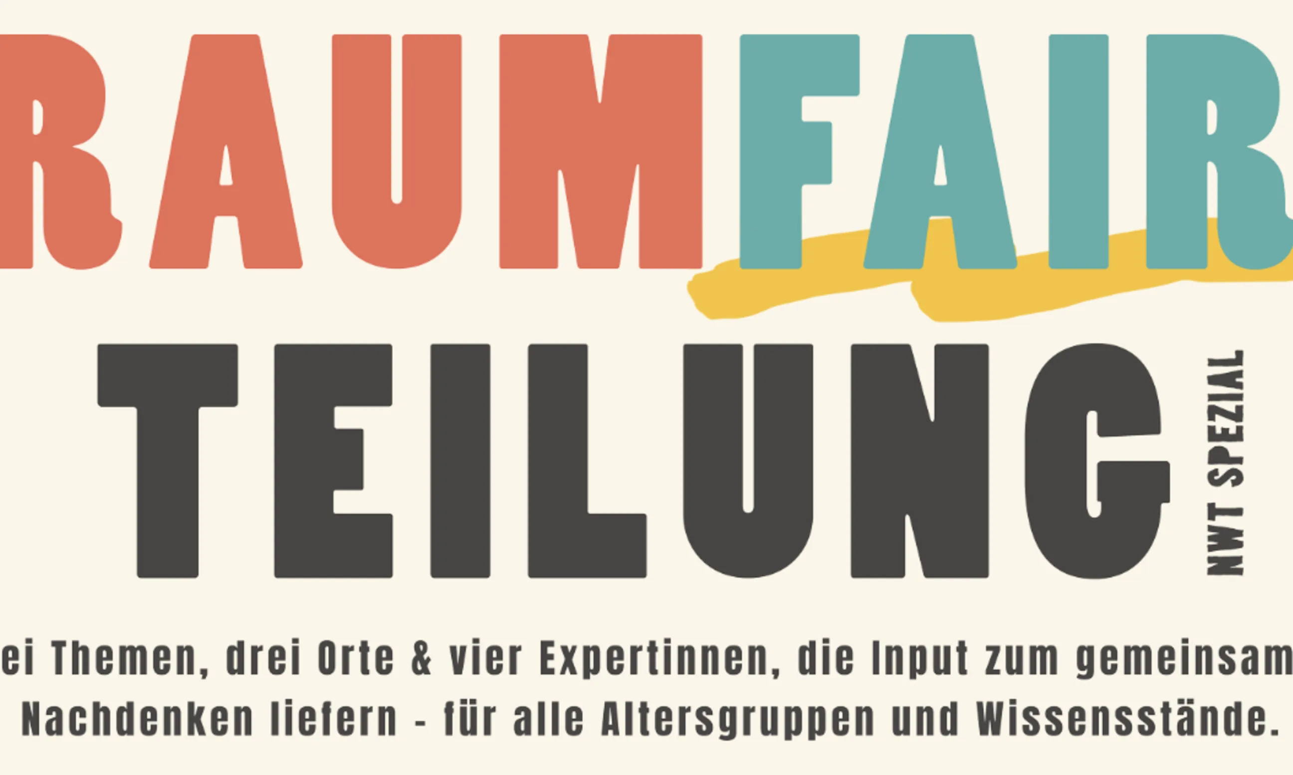 Logo Raumfairteilung