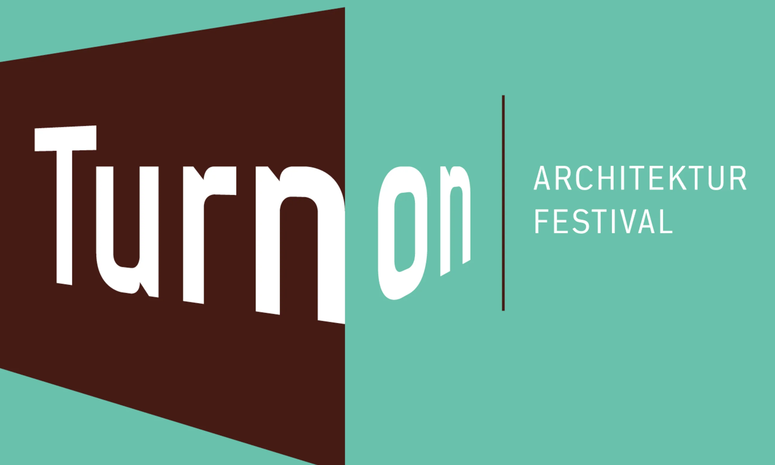 Logo des Turn On Architekturfestivals