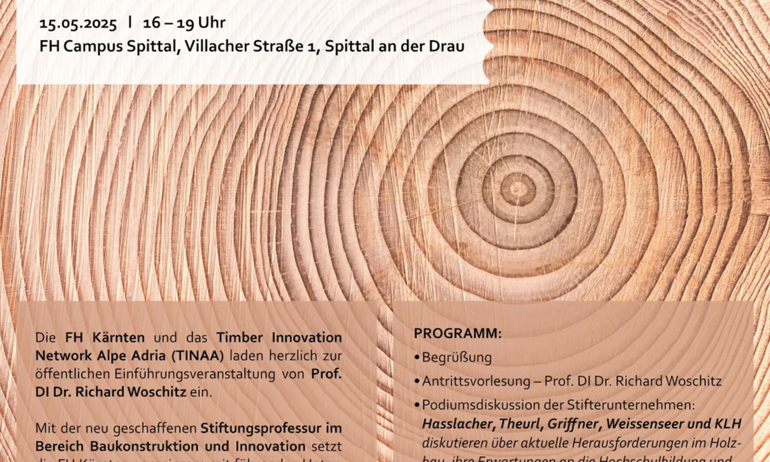 Plakat der Veranstaltung