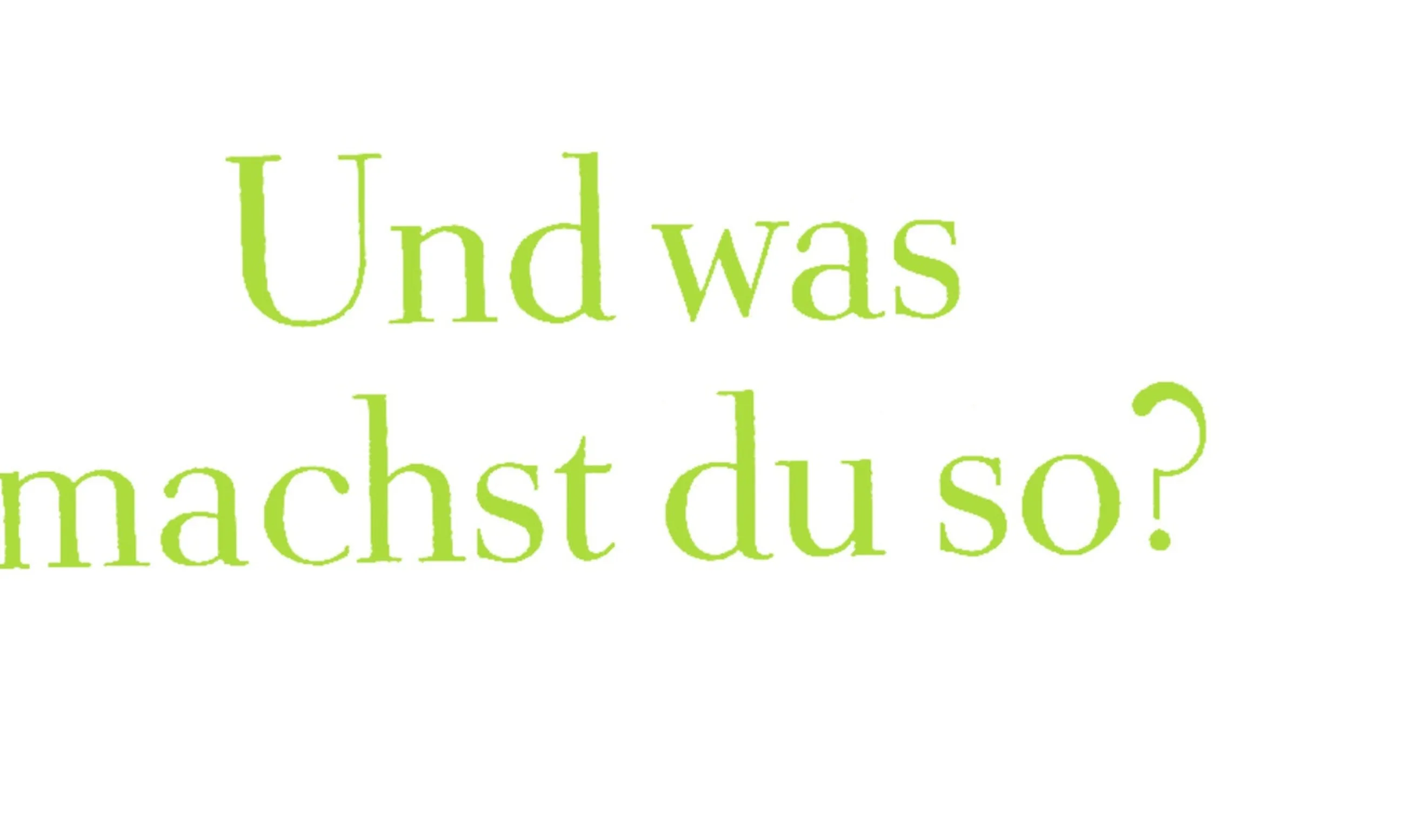 Sujet zur Ausstellung
