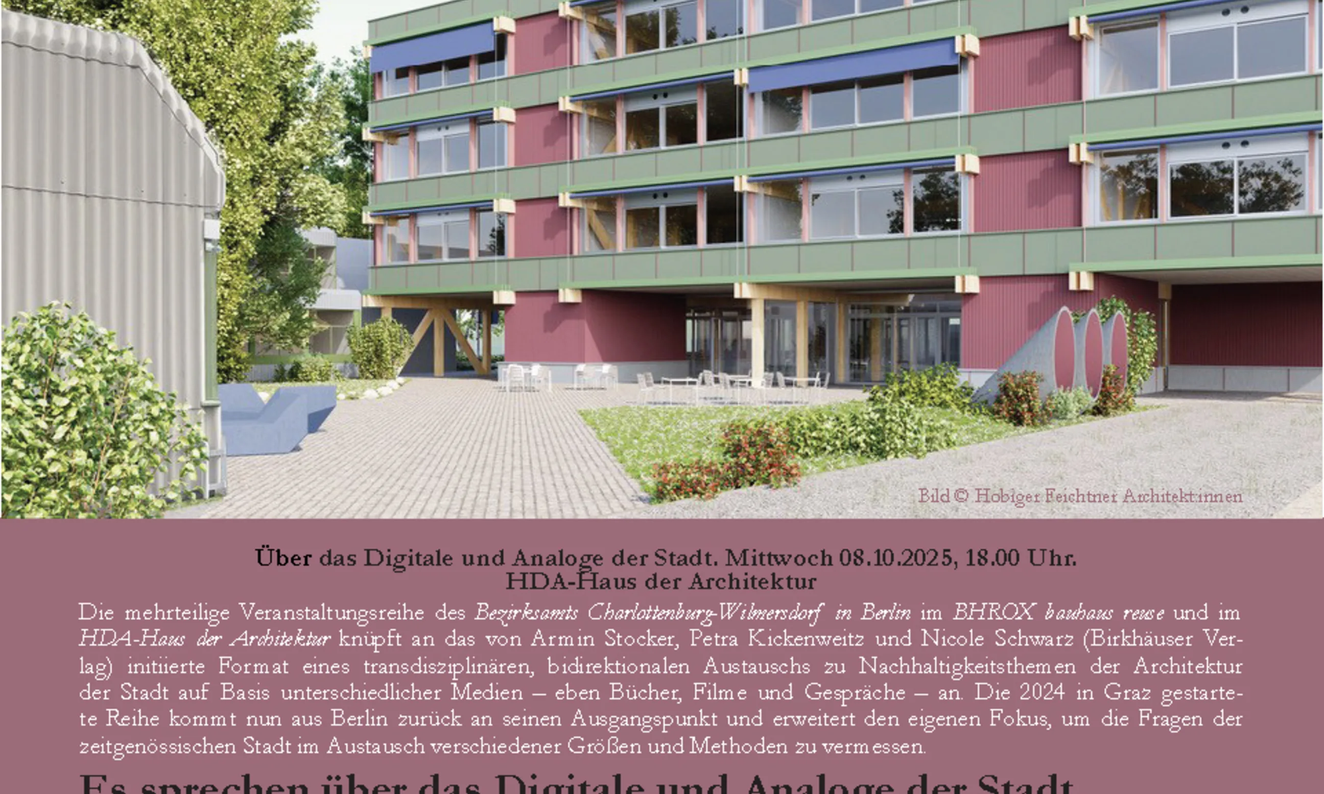 Sujet zur Veranstaltung