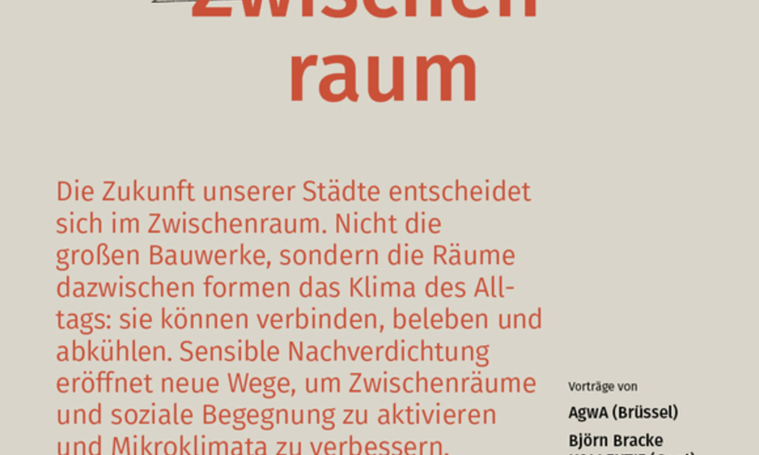 Sujet zur Veranstaltung