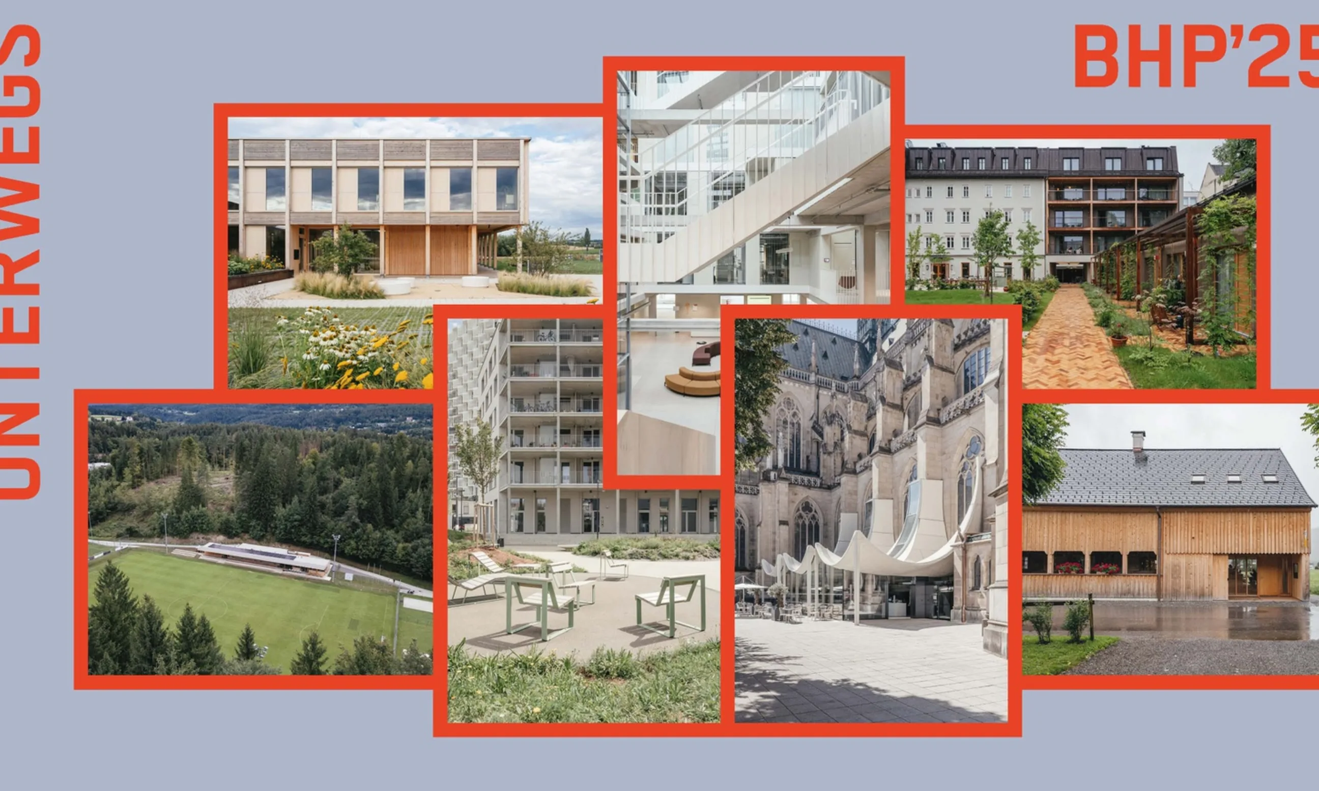 Banner mit mehreren Photos von Räumen