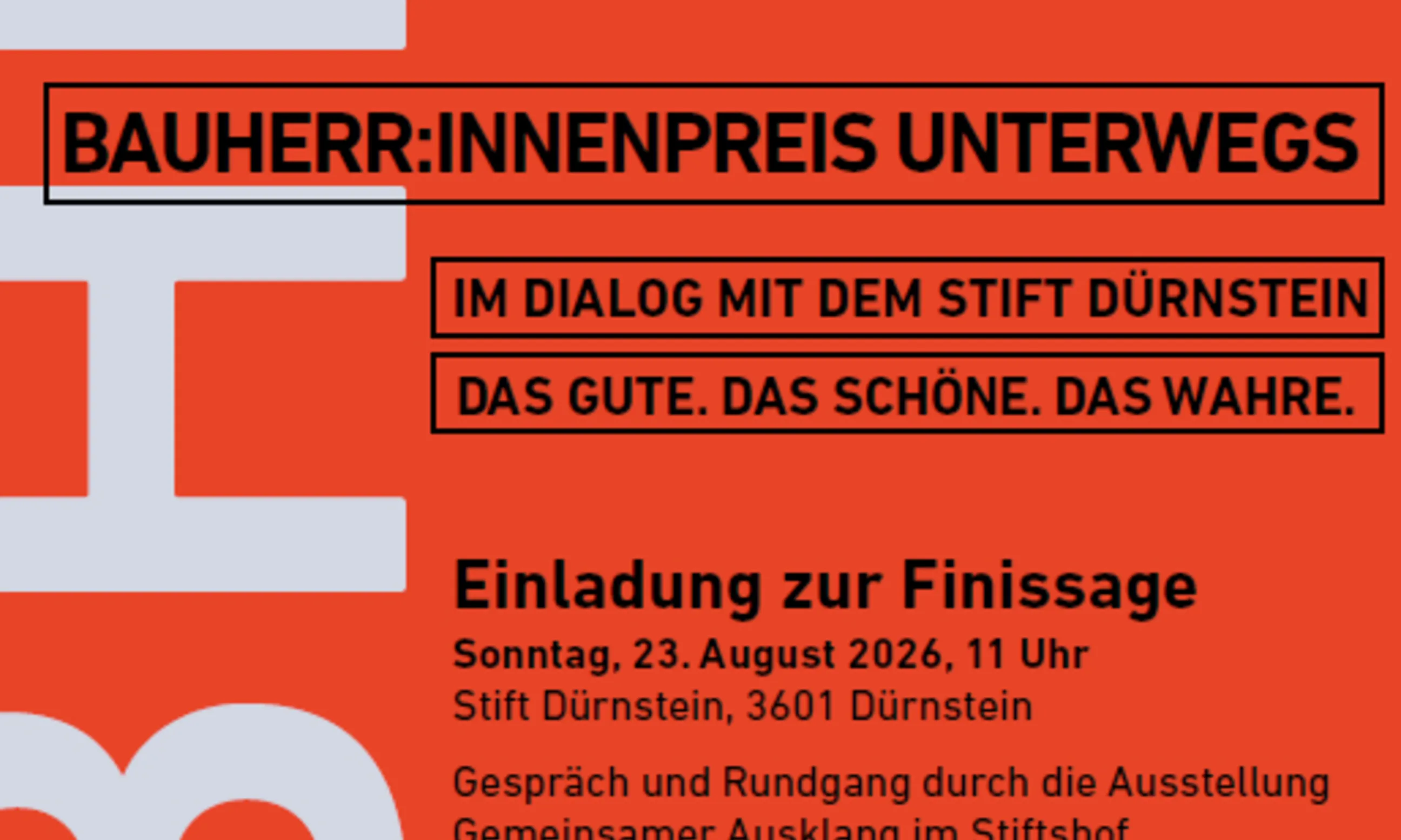 Plakat der Veranstaltung